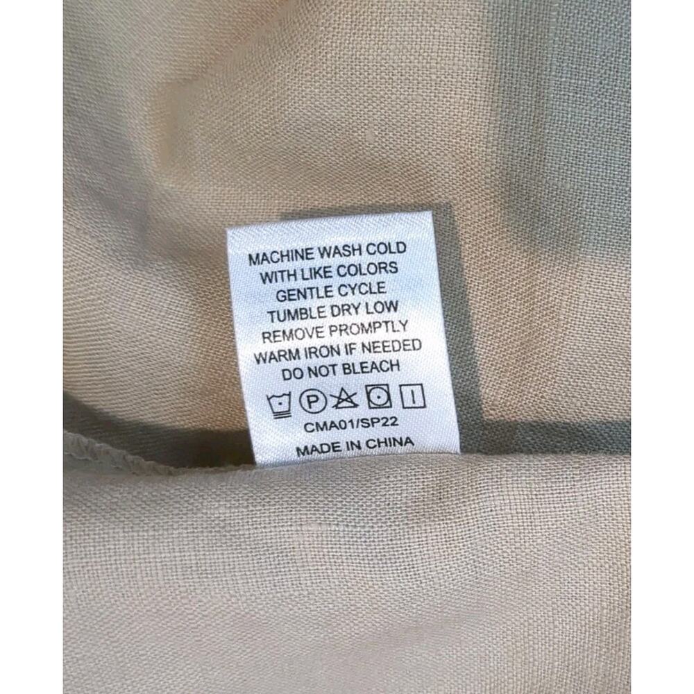 Quince Women’s 100% Linen Short Sleeve Shirt Dress Size Medium NWT - Picture 14 of 14